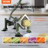 VEVOR French Fry Cutter, Potato Slicer with 1/2" 3/8" 1/4" Stainless Steel Blades, Manual Potato Cutter Chopper with Suction Cups