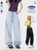 Women's Blue Quick-Dry Windproof Trekking Pants - Spring/Autumn Outdoor Sports & Mountaineering