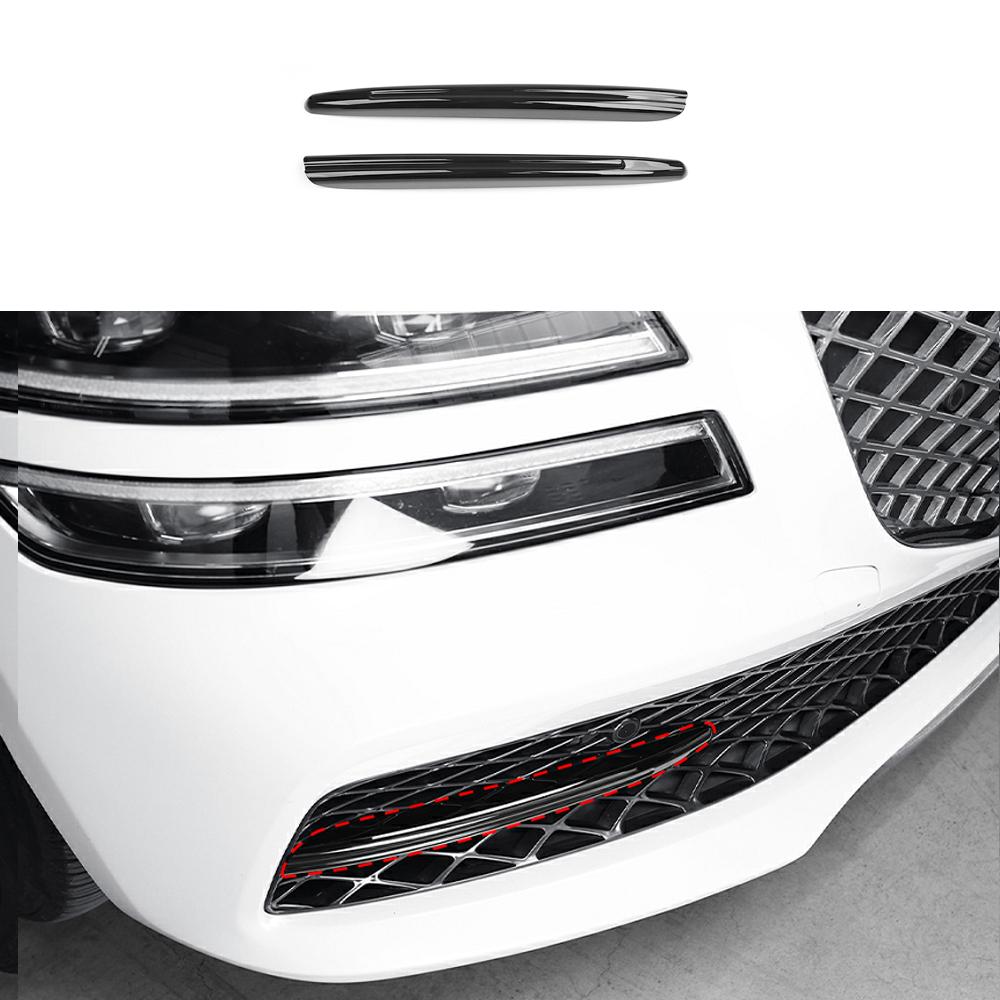 

Для Genesis G80 RG3 2025 2026 Черная Накладка на противотуманную фару Передняя Декоративная Накладка Аксессуары для Тюнинга Автомобиля чёрный