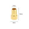 2x Bicycle Presta To American Adapter Bike Tire Valve Adapter Copper Bicycle Pump Tire Valve Connector F/V To A/V Converter