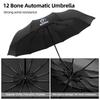 12 Bone Car Logo Automatic Umbrella Folding Windproof Sunshade For BMW F40 F30 F34 F48 F39 G42 G05 G06 G07 G20 G30 G32 G22 G23