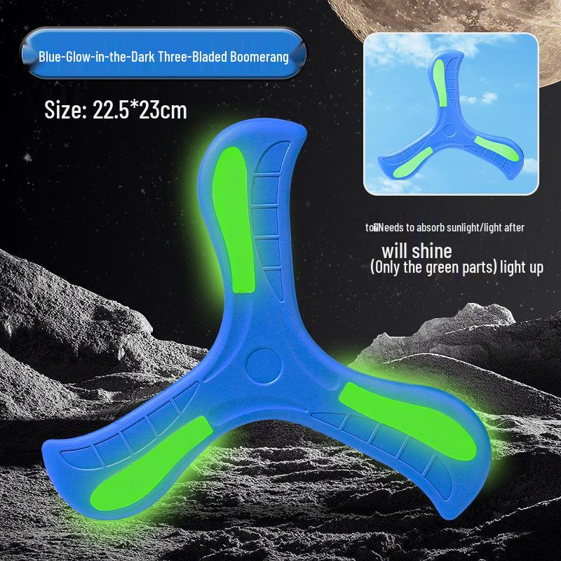 EVA Soft Three-Leaf Boomerang: Outdoor Parent-Child Interactive Hand-Thrown Toy
