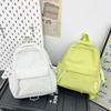 Schoolbag Corduroy Small Backpack Women's Fashion Spring New Japanese Ins Simple Versatile Travel Shopping Soft Girl Backpack