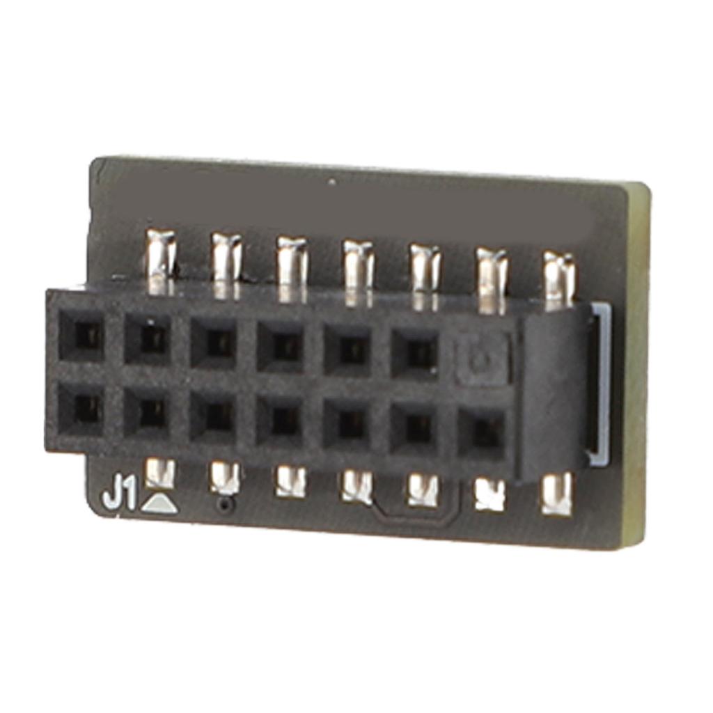 TPM 2.0 Module Support for ASROCK Motherboard 14Pin SPI TPM2.0 Remote Card Encryption Security Board for Win 11