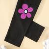 4-8 Years Kids Girls Petal Pattern Sweatshirt and Pants