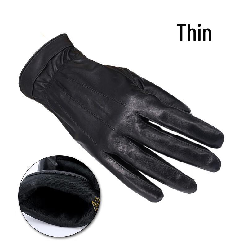 

Мужские зимние кожаные перчатки с полными пальцами RE-HUO Large