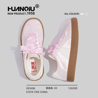 Global Platform German Training Shoes Women's Spring 2024 New Versatile Niche Original Casual Women's Shoes ZHQ-XA183