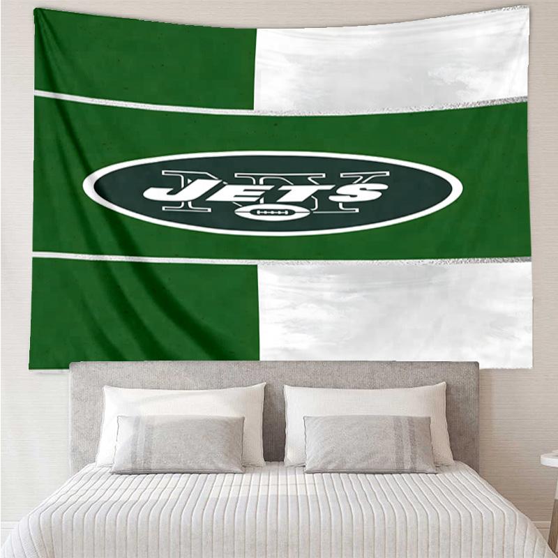 Jets Football Quick-Dry Tapestry Hanging for Bedroom,Livingroom, Playroom,Decor Art Room Wall Tapestry Holiday and Birthday Gifts