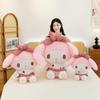 Strawberry Melody Plush Doll - Cute Sleeping Hug Toy for Girls - Rabbit Plush Birthday Gift