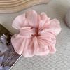 Soft and Romantic Hair Ties for Women with Unique Ruffle Design and Elegant Organza Material Charm and Beauty