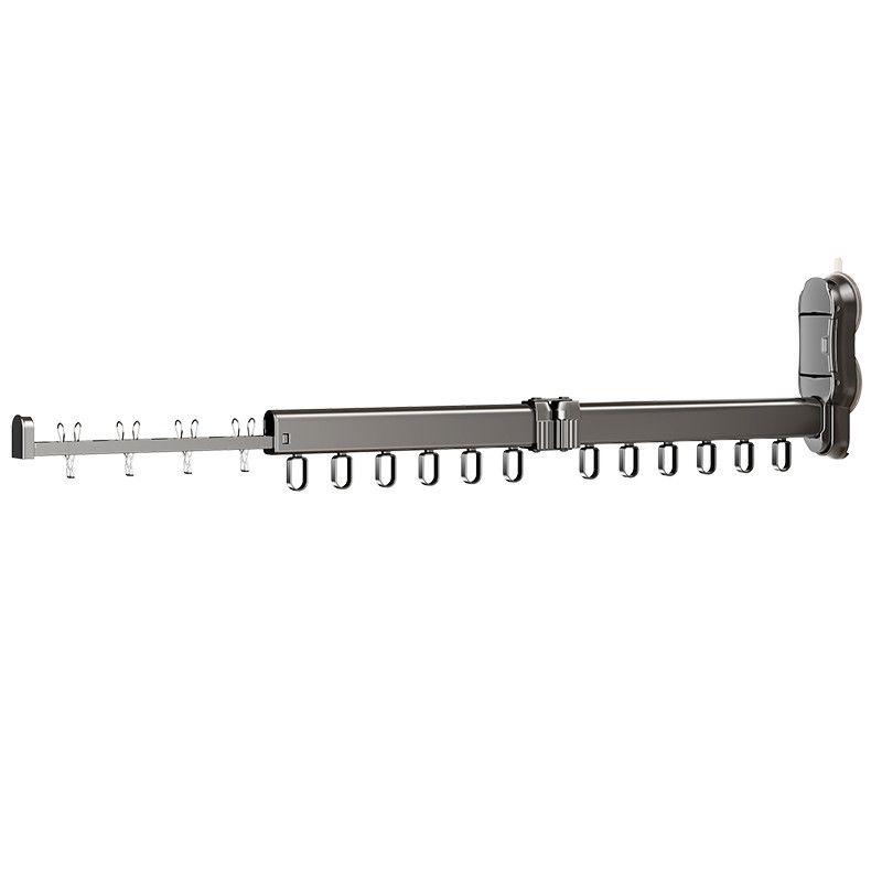 Suction Cup Folding Clothes Drying Rack - Retractable Indoor Hanger & Balcony Bay Window Drying Solution