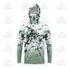 Herren Quick-Dry UV-Schutz Angel-Hoodie Langarm Outdoor Sportoberteil UPF50 Atmungsaktiv