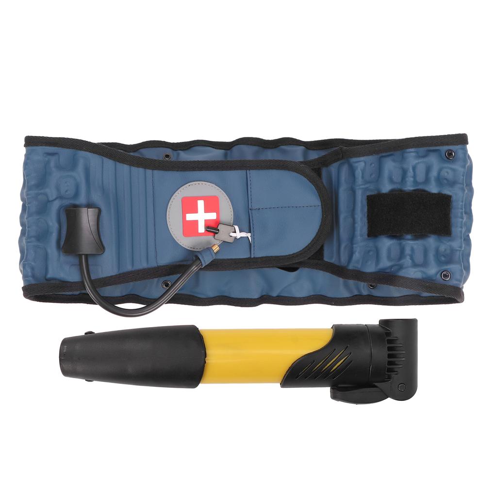 Lumbar Traction Belt Inflatable Improve Pain Back Decompression Belt Lumbar Support with Inflator