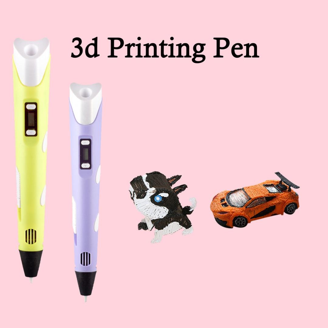 

PDTO 3D-ручка для рисования с ЖК-экраном PLA ABS игрушки накаливания для детей