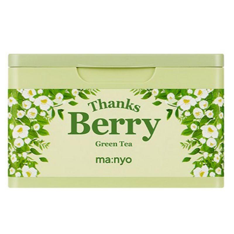 MANYO FACTORY Thanks Berry Green Tea Mask Sheet 30Sheets/310ml