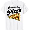Powered by Pizza Funny Women Men Boys Girls Italian Food T-Shirt