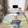 Peter Rabbit Office Round Area Rug, Indoor Mat Suitable For Office, Under Office Chairs Bedroom Living Room Home Decor, DT1212069