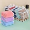 Coral Fleece Lace-Edged Kids' Hand Towel & Bib