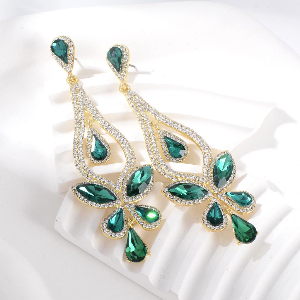 Earrings for Women Classic Water Drop Earrings Accessible Luxury Dinner Style Jewelry Exaggerated Tassel Earrings