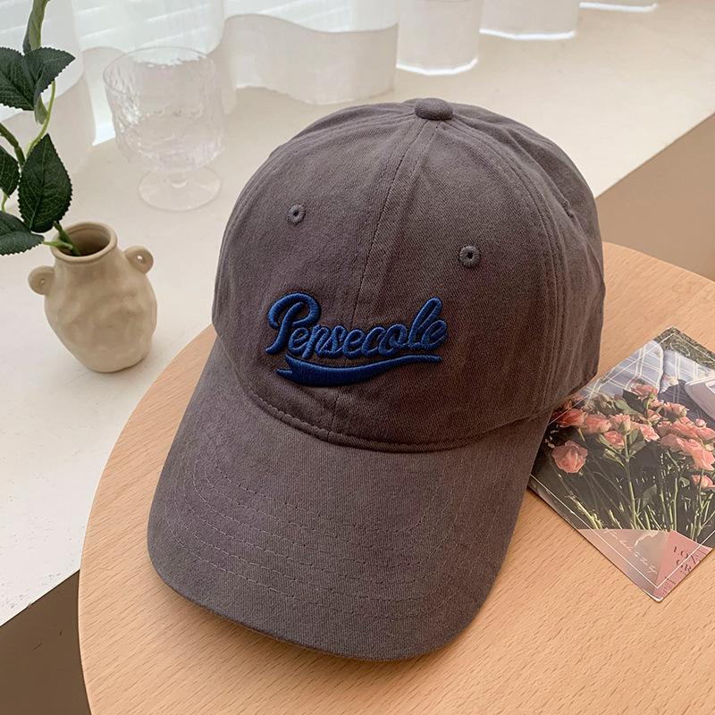 

Розовая вышитая шляпа с широкими полями, для большого обхвата головы, показывающая лицо маленькая кепка-утенок, корейский стиль, универсальная, для большого лица, глубокая шляпа-цилиндр Adjustable