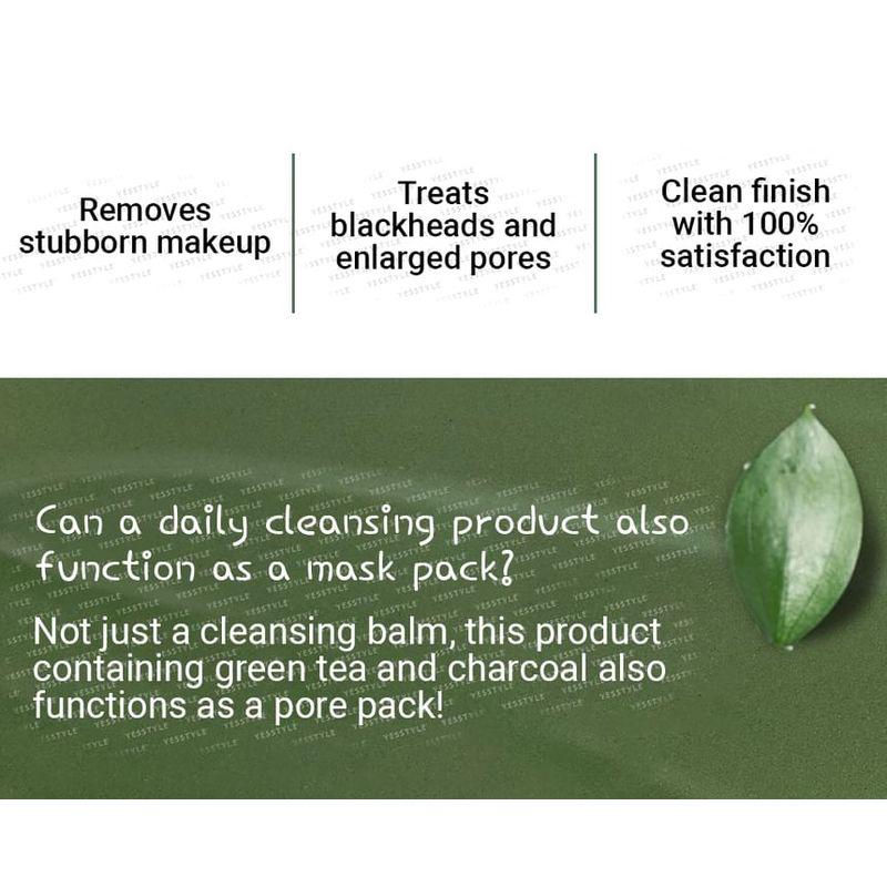 numbuzin - No.3 Pore & Makeup Cleansing Balm With Green Tea And Charcoal