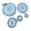 Pottery Foot Ring Tool 5PCS Tool Reusable ABS DIY Clay Molder Base Former Handmade Ceramic Alignment for Consistent Bowls And Cups Maker