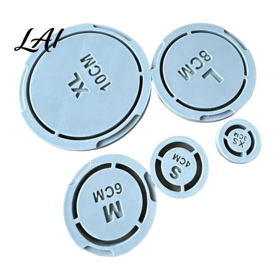 Pottery Foot Ring Tool 5PCS Tool Reusable ABS DIY Clay Molder Base Former Handmade Ceramic Alignment for Consistent Bowls And Cups Maker