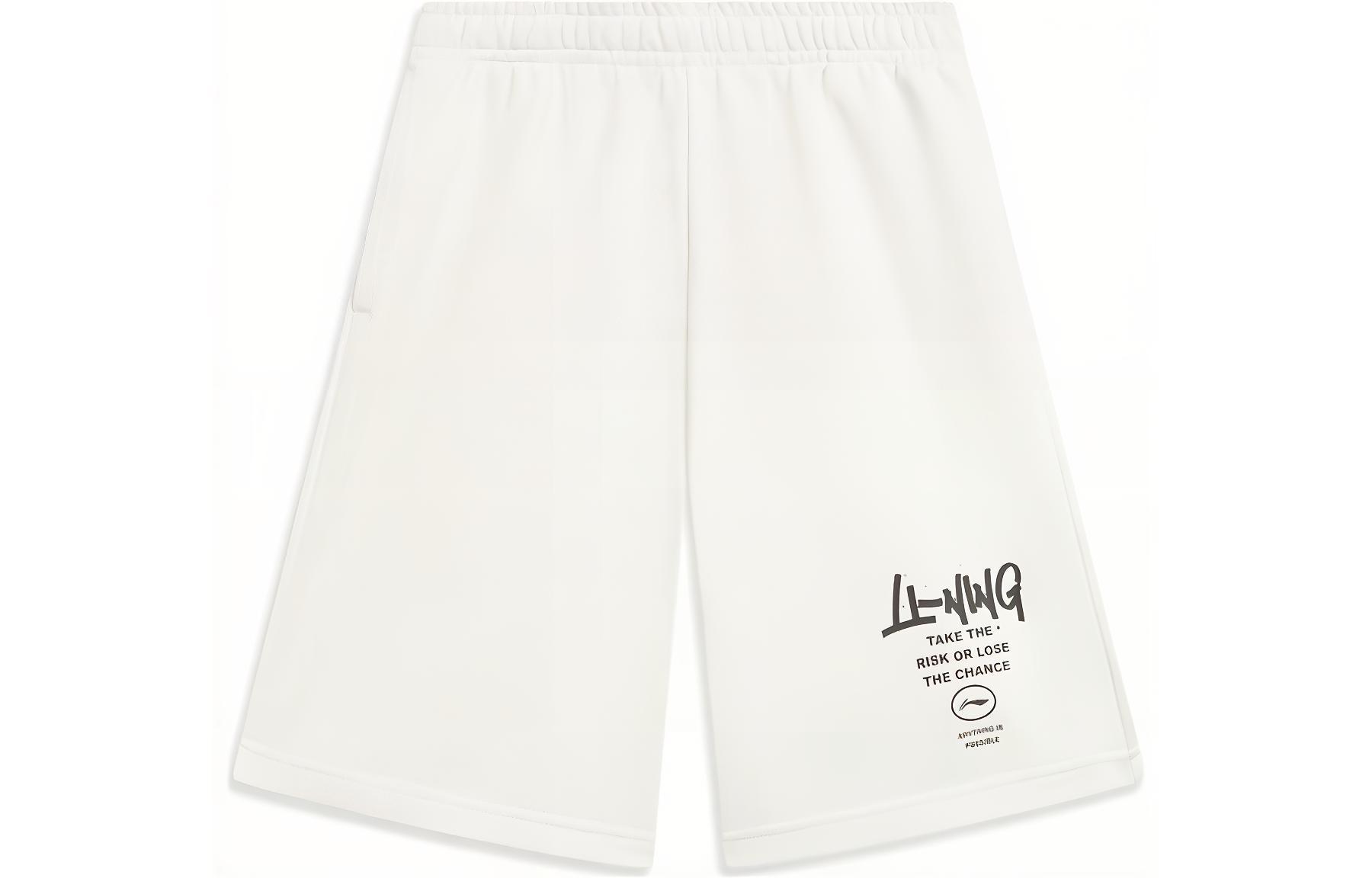Li Ning Sports Life Collection Sports Shorts Men s White AKST593-1 L