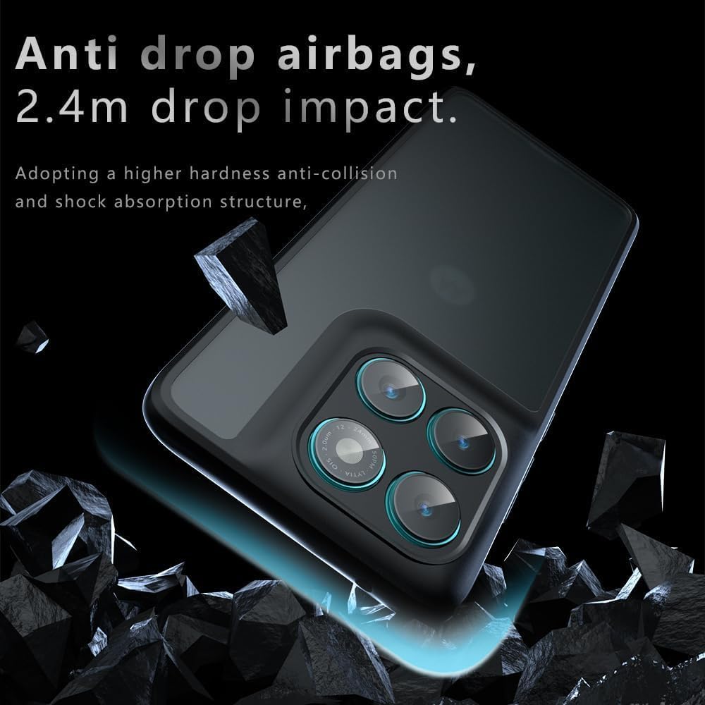 Frosted Matte Case for Motorola Moto G56 G86 Power 5G Cover Shockproof Translucent Skin-Touch Hard Back Shell Frame Fundas