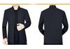 Men's Solid Color Jacket with Stand Baseball Collar - Spring 2026 Business Casual Style for Middle-Aged and Young Adults