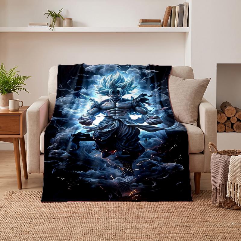 Dragon Ball Soft Warm Flannel Blankets Comfortable Blanket for Home Decoration Gifting