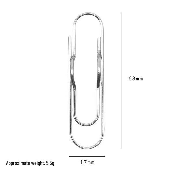 Heart-Shaped Metal Pen and Paperclip Holder Stationery Accessory