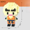 6cm high particle building blocks assembly toys mini desktop ornaments room decoration Halloween Christmas anime cartoon kawaii