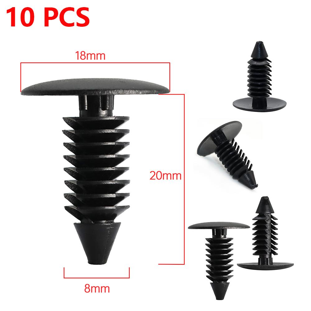

10/20PCS Auto Fastener Car Clips Fender Bumper Shield Retainer Plastic Rivet Car Doors Fastener Universal Auto Accessories