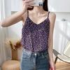 Chiffon Halter Waistcoat Women Inside To Wear Loose Outside Small Floral Sleeveless Top Summer New Bottom Shirt Ins Tide