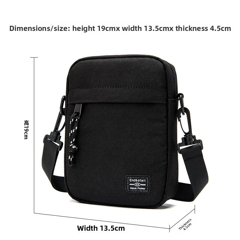 Men's Satchel Extra Small Shoulder Mini Small Hanging Bag Small Satchel Diagonal Span Small Backpack Lightweight Boys Messenger Bag