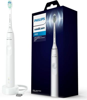 Philips Sonicare 3100 Series Electric Toothbrush White (Lightweight/USB Rechargeable) HX3671/23