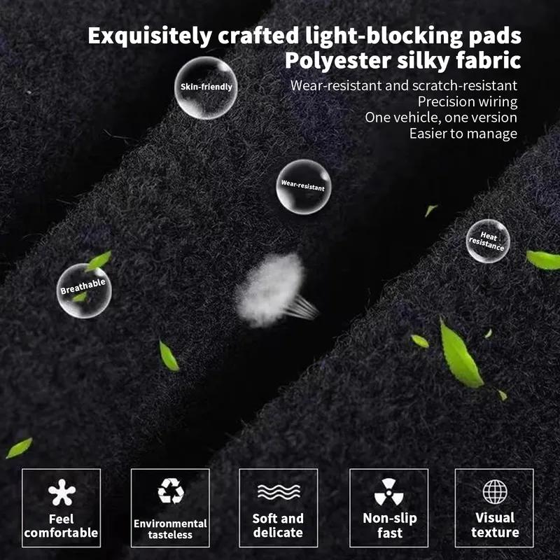 fit for Suzuki Jimny Dashmat Dashboard Cover Pad DashMat Sunshade Accessories Protective Carpet Car