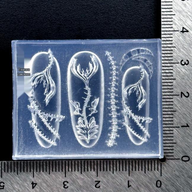 3D Angel Wings & Mermaid Mold for DIY Nail Art and Home Decor