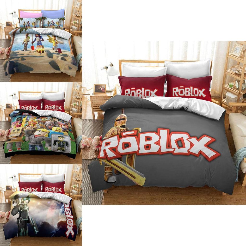 Wygodny i Trwały Zestaw Pościeli Roblox z Eleganckimi Wzorami i Gładkim W dotyku