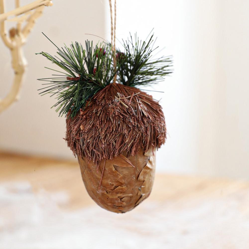 Foam Christmas Tree Decorations DIY Simulated Pinecone Pendant  Merry Christmas Decor
