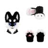 Pluche fursuit kig hond pak Fursuit Comic Beurs cosplay kostuum afgewerkt product draagbaar
