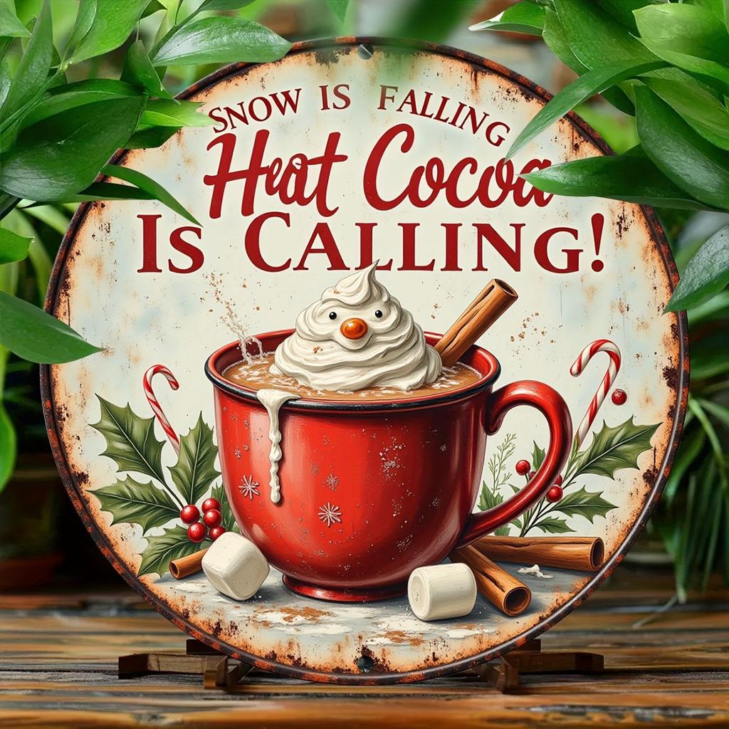 2D Flat Metal Wall Sign Decor