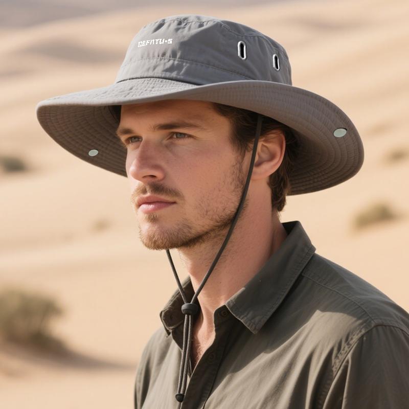 Sun Hat+Face Mask, Solid Color Foldable Brim, Beach Fishing Hat, Suitable for Beach Fishing, Hiking, Outdoor Activities