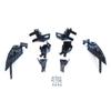 EHL546+EHL547 Headlight Holder Mount Repair Bracket Tab Set Left Right Side for Renault Megane BFB K9A B9A MK4 2016-On 260601571R 260100506R