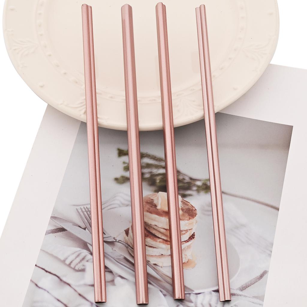 5pcs Heart-shaped Straight Drinking Straw Stainless Steel Straw Set Fruit Juice Milkshake Cocktail Tea Straws Bar Accessories