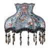 European Style Lampshade Home Decor Retro Light Lamp Cover European Vintage High-End Cloth Art Bead Lace Lampshade