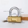 Waterproof Heavy Duty Padlock Rust Proof Anti-theft Padlock  Outdoor Gym Dormitory Cabinet Door