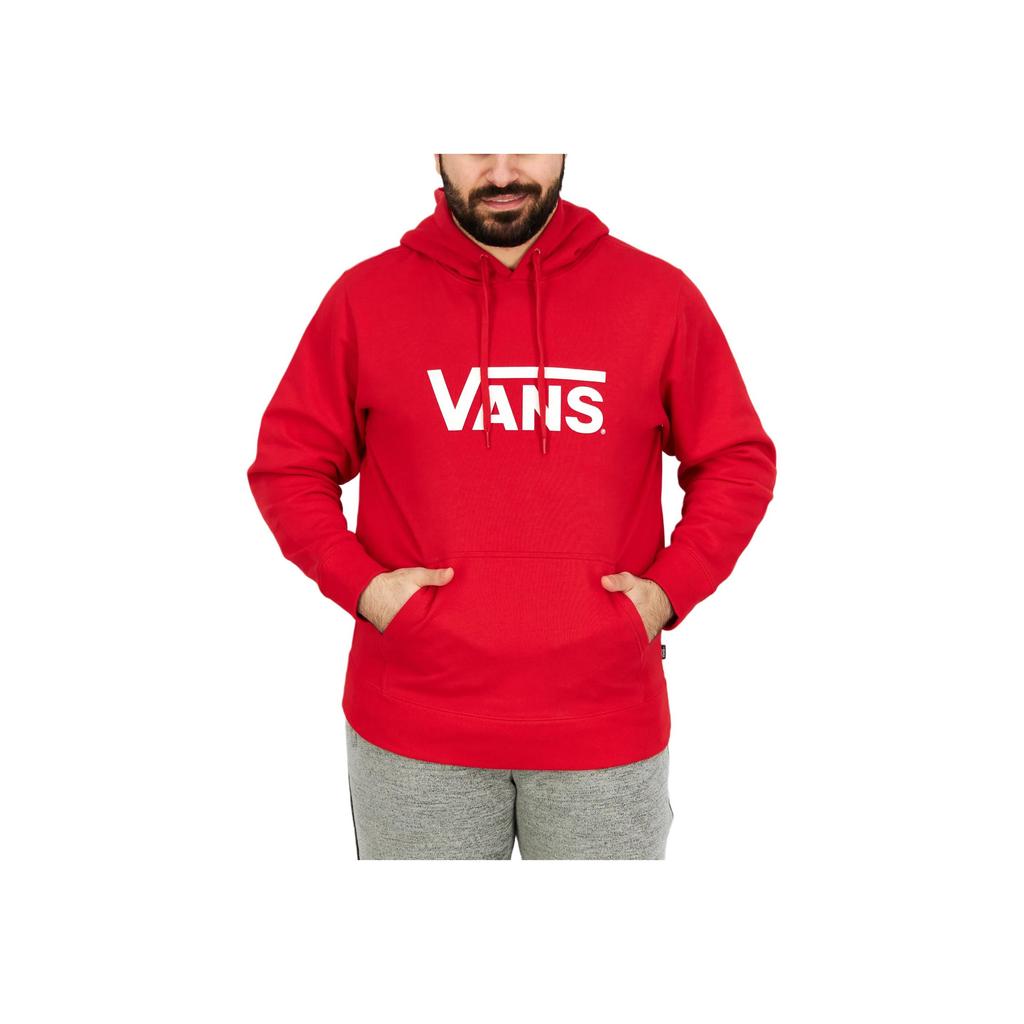 Vans Logo Pullover Hoodie Unisex Tops Red VN0A3TXKIZQ