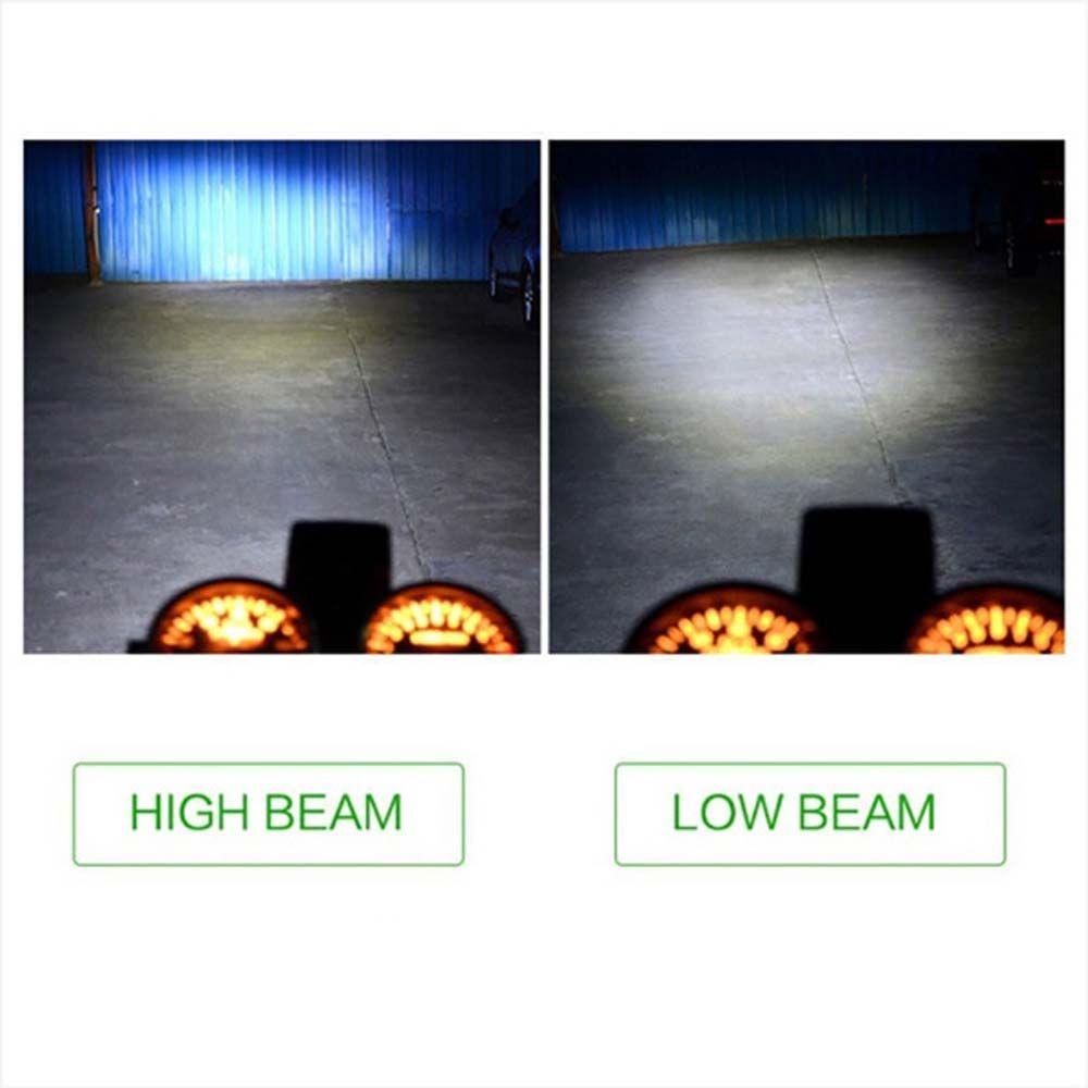 Lighting Motor HeadLamp Moped Motorcycle Headlight Car LED Bulb COB Fog Light Hi/Lo Beam Light